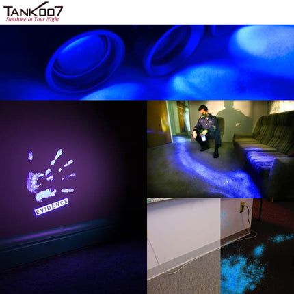 TANK007 CI05 Uniform UV LED Flashlight for CSI and Forensic - Emergency Gear Backpack