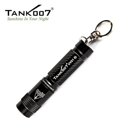 TANK007 UV01 365nm 1W Mini Keychain UV Flashlight - Emergency Gear Backpack