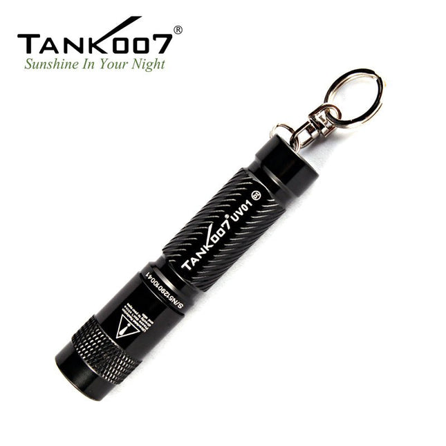 TANK007 UV01 365nm 1W Mini Keychain UV Flashlight - Emergency Gear Backpack