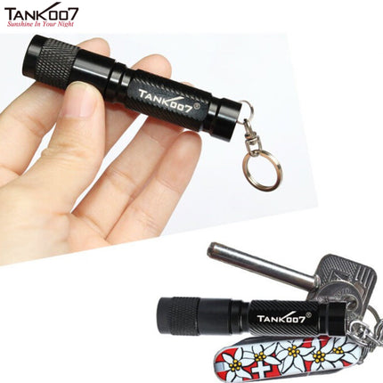 TANK007 UV01 365nm 1W Mini Keychain UV Flashlight - Emergency Gear Backpack