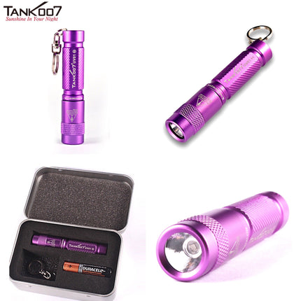 TANK007 UV01 365nm 1W Mini Keychain UV Flashlight - Emergency Gear Backpack