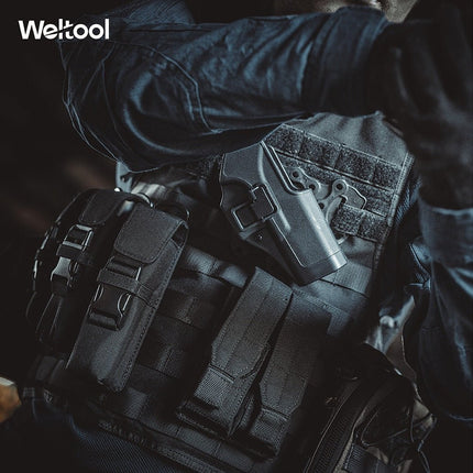 Weltool FH5 Tactical CORDURA Flashlight Holster - Emergency Gear Backpack