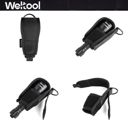 Weltool FH6 Semi - closed Nylon Flashlight Holster With Velcro Closure - Emergency Gear Backpack