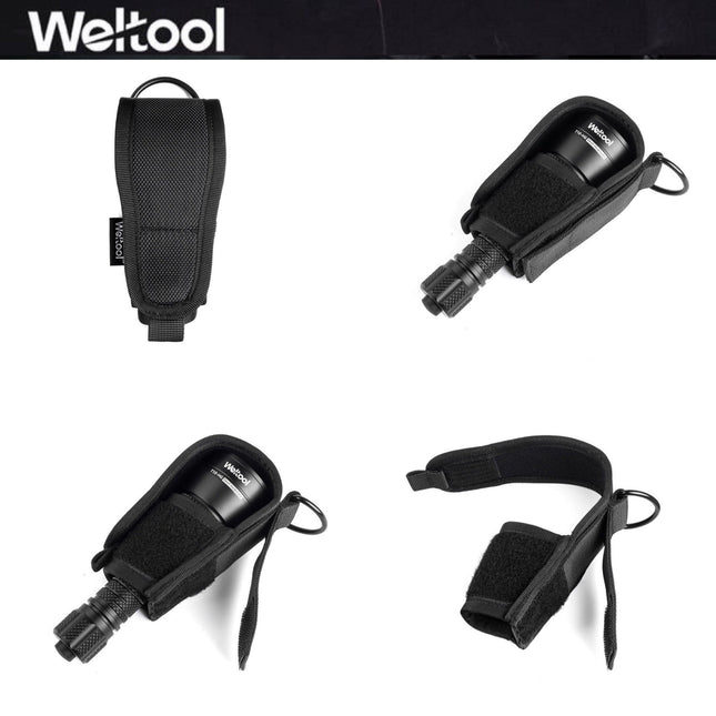Weltool FH6 Semi - closed Nylon Flashlight Holster With Velcro Closure - Emergency Gear Backpack