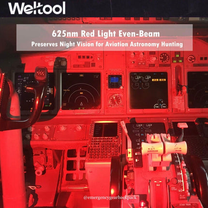 Weltool M7 - RD Red Light (625nm) - Emergency Gear Backpack