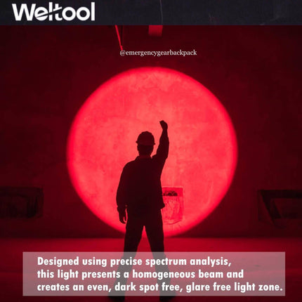 Weltool M7 - RD Red Light (625nm) - Emergency Gear Backpack