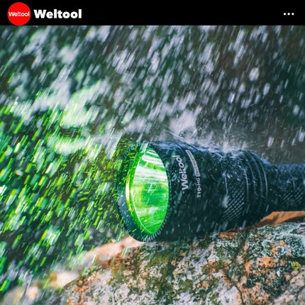 Weltool T10 - HG Green Light 994 Lumens 795M Searchlight - Emergency Gear Backpack