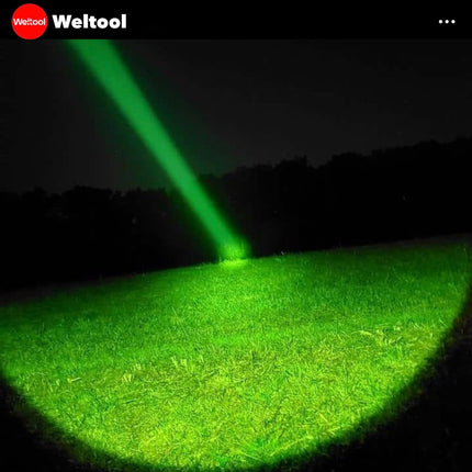 Weltool T10 - HG Green Light 994 Lumens 795M Searchlight - Emergency Gear Backpack