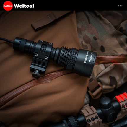 Weltool T10 - HR Red Light 342 Lumens 450M Searchlight - Emergency Gear Backpack