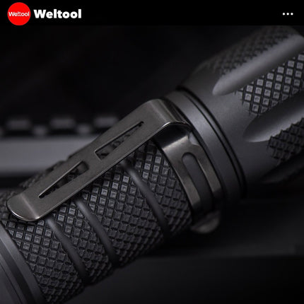 Weltool W3 Pro TAC Tactical LEP Flashlight 930 Lumens 547,000CD 1,479M - Emergency Gear Backpack