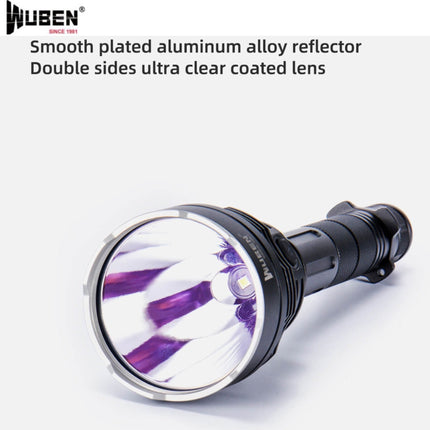WUBEN H8 1800 Lumens 250,000CD 1000M Tactical Flashlight - Emergency Gear Backpack