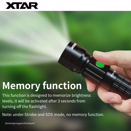 XTAR R30 1200 Lumens 226M EDC Flashlight - Emergency Gear Backpack