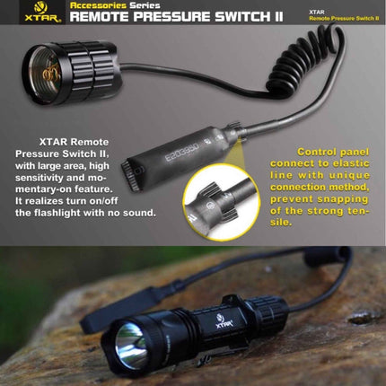 XTAR Tactical Remote Pressure Switch II for XTAR TZ20 - Emergency Gear Backpack