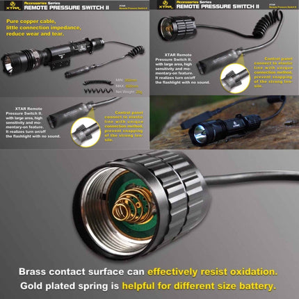 XTAR Tactical Remote Pressure Switch II for XTAR TZ20 - Emergency Gear Backpack