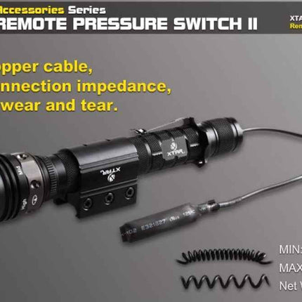 XTAR Tactical Remote Pressure Switch II for XTAR TZ20 - Emergency Gear Backpack