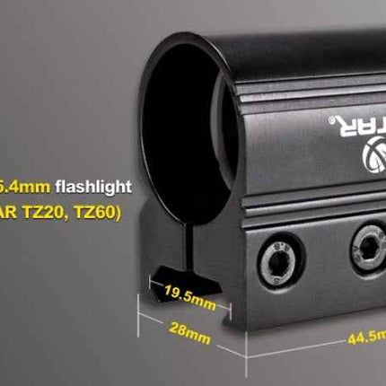 XTAR TZ20 Tactical Flashlight Weapon Mount - Emergency Gear Backpack