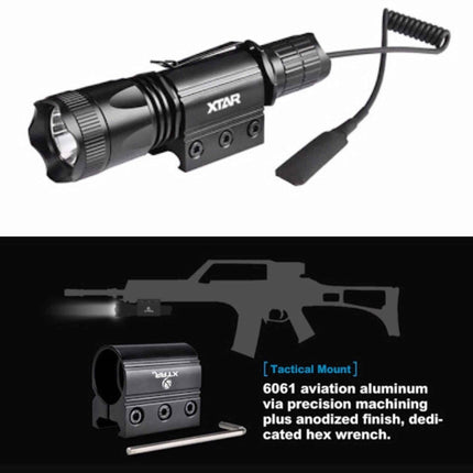 XTAR TZ20 Tactical Flashlight Weapon Mount - Emergency Gear Backpack